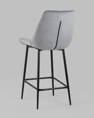 Стул полубарный Stool Group Стул полубарный Флекс велюр велютто серый арт. УТ000042900