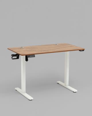 Компьютерный стол Stool Group Стол с регулировкой высоты 1 мотор память 3 уровня высоты белый, столешница 110х60 см дерево арт. УТ000042294