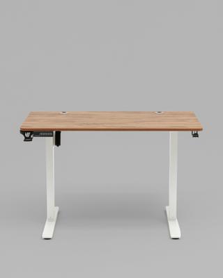 Компьютерный стол Stool Group Стол с регулировкой высоты 1 мотор память 3 уровня высоты белый, столешница 110х60 см дерево арт. УТ000042294