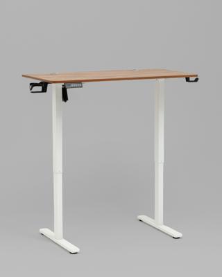 Компьютерный стол Stool Group Стол с регулировкой высоты 1 мотор память 3 уровня высоты белый, столешница 110х60 см дерево арт. УТ000042294
