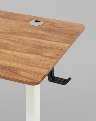 Компьютерный стол Stool Group Стол с регулировкой высоты 1 мотор память 3 уровня высоты белый, столешница 110х60 см дерево арт. УТ000042294