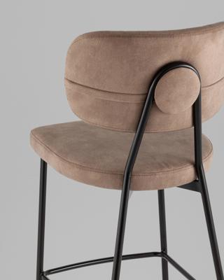 Комплект Stool Group Стул барный Ханна иск.замша коричневый 2 шт. арт. УТ000042687