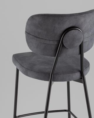 Стул барный Stool Group Стул барный Ханна иск.замша темно-серый арт. УТ000042678
