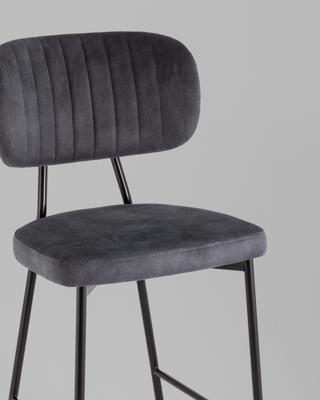 Стул барный Stool Group Стул барный Ханна иск.замша темно-серый арт. УТ000042678