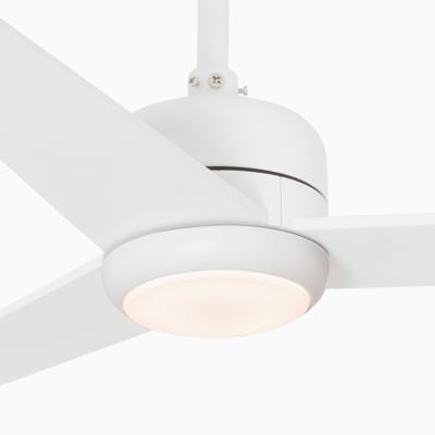 Вентилятор  Faro NU LED Потолочный вентилятор с освещением, белый Ø1320MM 3 ЛОПАСТИ 18W 3000K арт. 070033