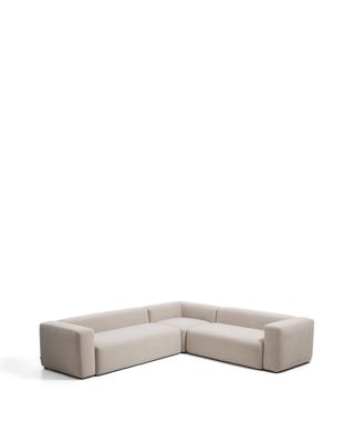 Диван La Forma (ех Julia Grup) Угловой диван Blok бежевого цвета из синели, 5 мест, 320 x 290 см арт. 505802