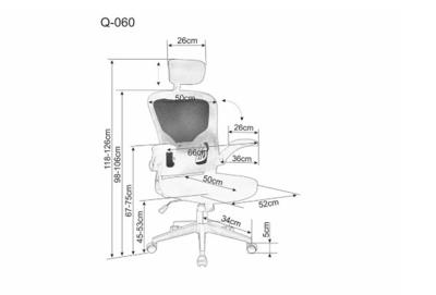 Кресло компьютерное Signal Кресло компьютерное SIGNAL Q-060 черный арт. OBRQ060C