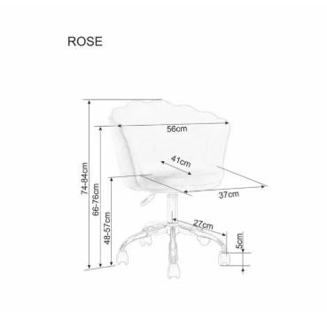 Кресло компьютерное Signal Кресло компьютерное SIGNAL ROSE Bluvel 14 серый арт. OBRROSEVSZ