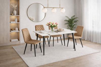 Стул Halmar Стул HALMAR K525 бежевый/черный арт. V-CH-K/525-KR-BEZOWY