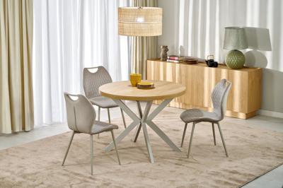 Стол Halmar Стол обеденный HALMAR PERONI дуб гикори/кашемир 100-250/100 арт. V-PL-PERONI-ST-HIKORA/KASZMIR