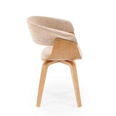 Стул Halmar Стул HALMAR K545 бежевый/натуральный арт. V-CH-K/545-KR-BEZOWY/NATURALNY
