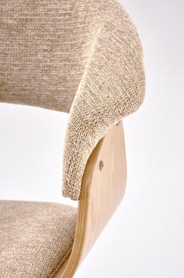 Стул Halmar Стул HALMAR K545 бежевый/натуральный арт. V-CH-K/545-KR-BEZOWY/NATURALNY