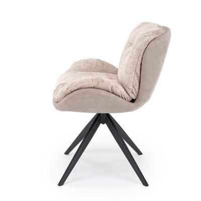Стул Halmar Стул HALMAR K599 бежевый/черный, поворотный арт. V-CH-K/599-KR-BEZOWY