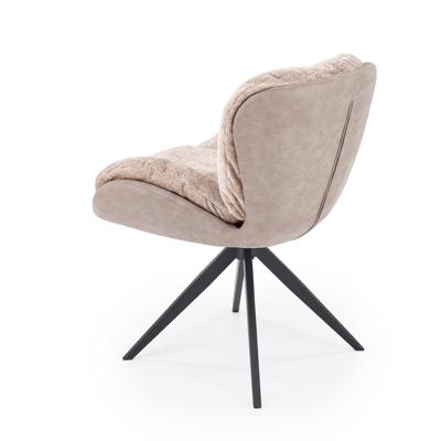 Стул Halmar Стул HALMAR K599 бежевый/черный, поворотный арт. V-CH-K/599-KR-BEZOWY