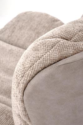 Стул Halmar Стул HALMAR K599 бежевый/черный, поворотный арт. V-CH-K/599-KR-BEZOWY