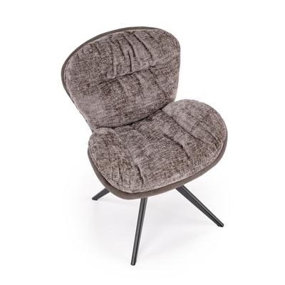 Стул Halmar Стул HALMAR K599 серый/черный, поворотный арт. V-CH-K/599-KR-POPIELATY