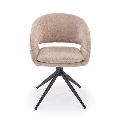 Стул Halmar Стул HALMAR K602 капучино/черный, поворотный арт. V-CH-K/602-KR-CAPPUCCINO