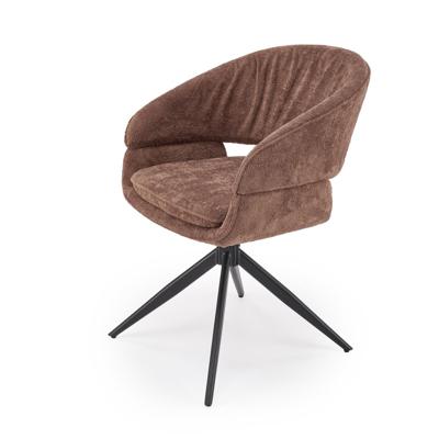 Стул Halmar Стул HALMAR K602 коричневый/черный, поворотный арт. V-CH-K/602-KR-BRAZOWY