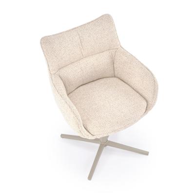 Стул Halmar Стул HALMAR K614 CS бежевый/кашемир, поворотный арт. V-CH-K/614_CS-KR-BEZOWY