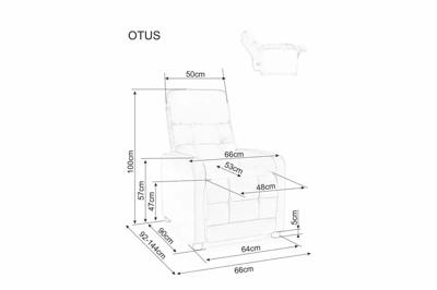 Кресло Signal Кресло SIGNAL OTUS Raven 30 раскладное, темно-бежевый арт. OTUSRACBE30