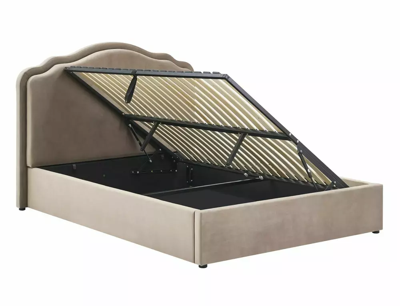 Кровать Signal Кровать SIGNAL FLORENCJA Velvet Bluvel 40 темно-бежевый 140/200 арт. FLORENCJAV140CBE