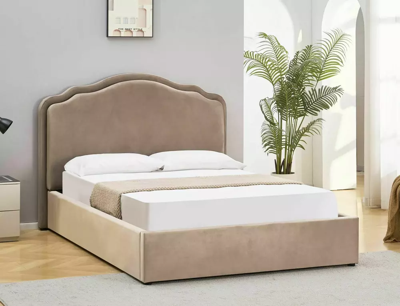 Кровать Signal Кровать SIGNAL FLORENCJA Velvet Bluvel 40 темно-бежевый 140/200 арт. FLORENCJAV140CBE