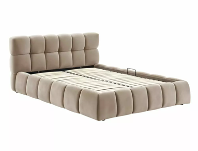 Кровать Signal Кровать SIGNAL PARMA Velvet Bluvel 40 темно-бежевый 140/200 арт. PARMAV140CBE40