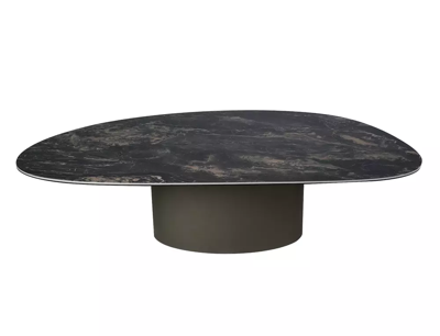 Стол журнальный Signal Стол журнальный SIGNAL BELLO A Ceramic черный Vulcano/медный 140/80 арт. BELLOACMI140
