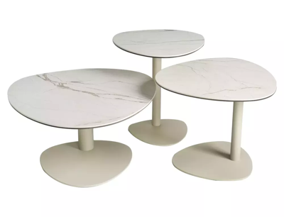 Стол журнальный Signal Стол журнальный SIGNAL CIAO B Ceramic бежевый Amazonia/кашемир 58/58 арт. CIAOBBEK58