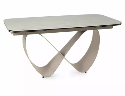 Стол Signal Стол обеденный SIGNAL INFINITY Ceramic бежевый травертин/кашемир 160-240/95 арт. INFINITYBEK160