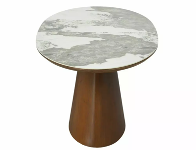 Стол Signal Стол обеденный SIGNAL MAROCCO Ceramic белый Pandoro/орех 160-200/90 арт. MAROCCOBOR160