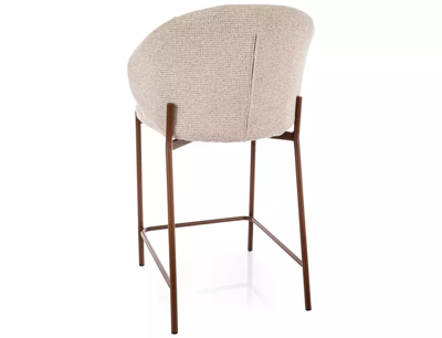 Стул барный Signal Стул барный SIGNAL KIOTO H-2 t.255 светло-бежевый/орех арт. KIOTOH2ORJBE