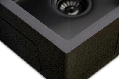 Кухонная мойка ЯЯЯ Кухонная мойка из нержавейки BLANTEK LS-5848STB Stone texture black арт. 5848228
