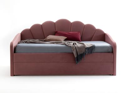 Кровать Signal Кровать SIGNAL BELLA Velvet Bluvel 52 античный розовый 90/200 арт. BELLAV90AR
