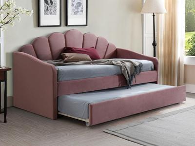 Кровать Signal Кровать SIGNAL BELLA Velvet Bluvel 52 античный розовый 90/200 арт. BELLAV90AR