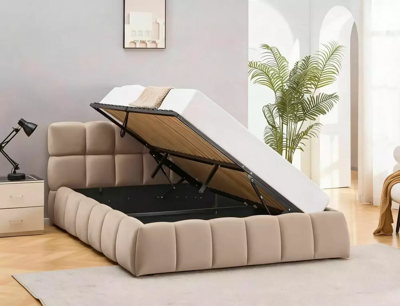 Кровать Signal Кровать SIGNAL PARMA Velvet Bluvel 40 темно-бежевый 160/200 арт. PARMAV160CBE40