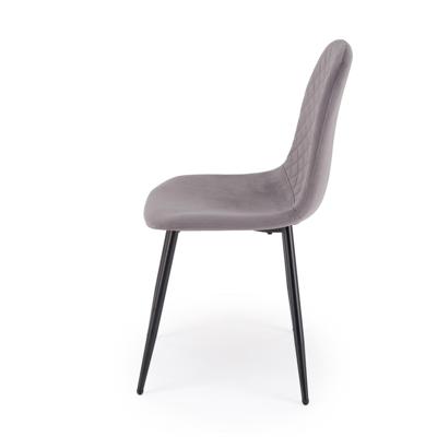 Стул Halmar Стул HALMAR K608 серый/черный арт. V-CH-K/608-KR-POPIELATY