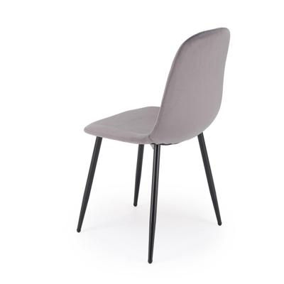 Стул Halmar Стул HALMAR K608 серый/черный арт. V-CH-K/608-KR-POPIELATY