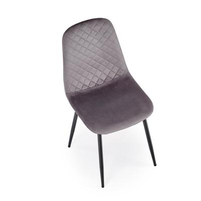 Стул Halmar Стул HALMAR K608 серый/черный арт. V-CH-K/608-KR-POPIELATY