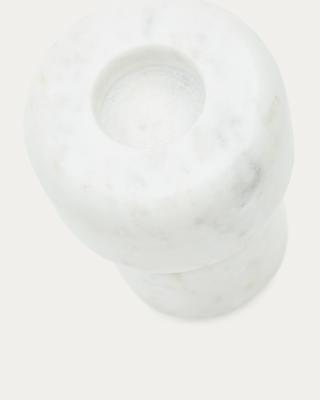 Подсвечник La Forma (ех Julia Grup) Signe Маленький подсвечник из белого мрамора 8 см арт. 212352