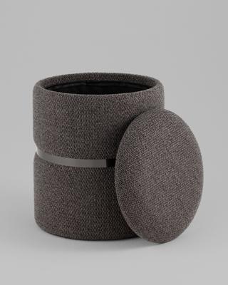 Пуф Stool Group Пуф Гвейн M с ящиком графит рогожка графит арт. УТ000042594