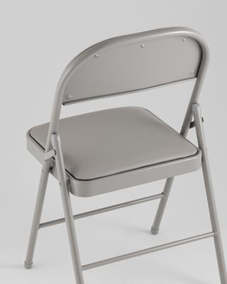 Стул Stool Group Стул складной GJ-22 серый иск.кожа 6 шт. арт. УТ000043174