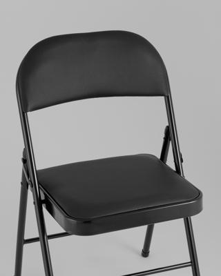 Стул Stool Group Стул складной GJ-22 чёрный иск.кожа 6 шт. арт. УТ000043172
