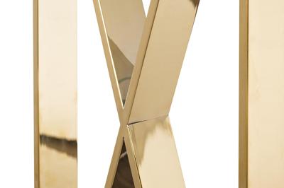 Мебель Garda Decor 47ED-CST008/80GOLD Консоль прозр.стекло/золото 80*30*78см арт. 47ED-CST008/80GOLD