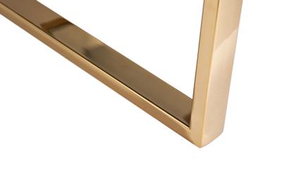 Мебель Garda Decor 47ED-00401 Стеллаж прозр.стекло/золото 81*40*200см арт. 47ED-00401