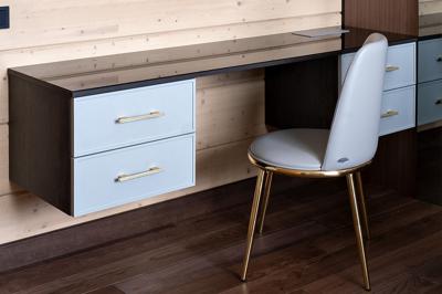 Мебель Garda Decor 76AR-24005 Стул экокожа бежевый/золото 48*56*86см арт. 76AR-24005