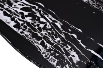 Стол журнальный Garda Decor 30B-85531 Стол журнальный круглый черный/хром d90*41см арт. 30B-85531