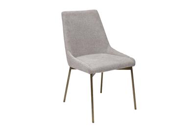 Мебель Garda Decor 163YH-06963 Стул обеденный белый+бронза 49*61*87см арт. 163YH-06963