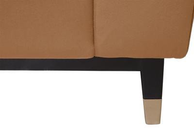 Диван Garda Decor Диван Сиена(Siena)/BD трехм.без мех.,велюр коричневый Colt004 228*92*92см арт. 187BD-SIENA-2K-Colt004