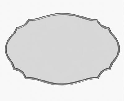Зеркало Art-Zerkalo Antika Oval Silver Зеркало в раме арт. AZ1002SL